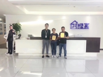 熱烈祝賀李總夫婦、呂總夫婦簽約創(chuàng)綠家永康市區(qū)級(jí)代理！